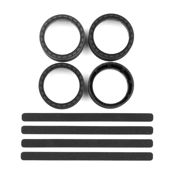 Team Associated DC10 FT Adj. Wheel Rim - Black (4)