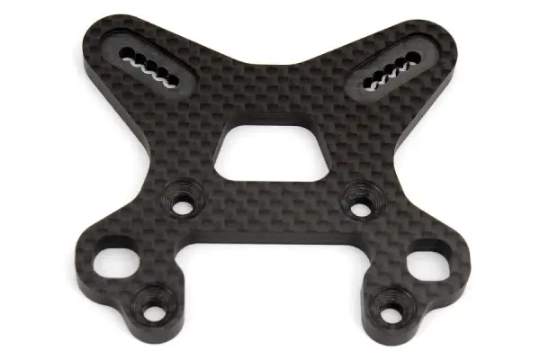 Associated RC8B3 FT Shock Tower - Front Carbon — image 2 of 2