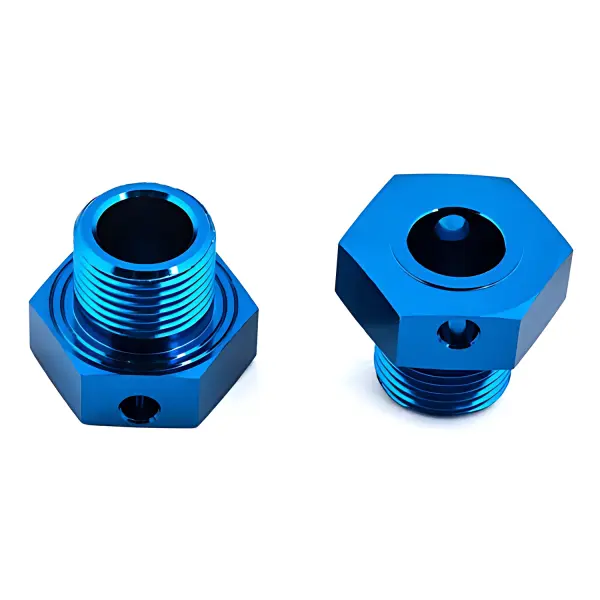 Team Associated RC8B3 Wheel Hexes +2mm Wide (2) — image 1 of 2