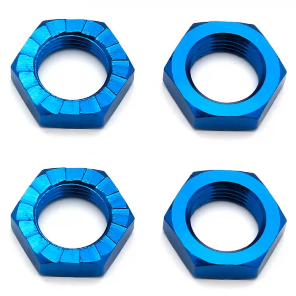 Associated Wheel Nuts - 17mm - Blue