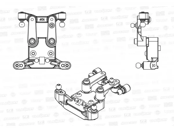Team Associated B6 Builders Support Kit 2