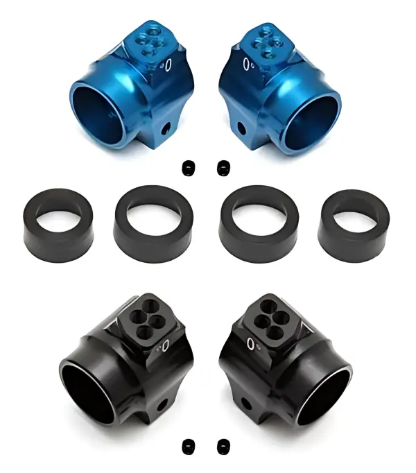 Associated B5 / B5M Factory Team Aluminium Rear Hubs - Blue — image 1 of 3