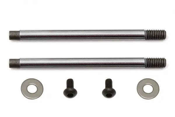 Team Associated FT 3X23 Shock Shaft V2 - Chrome — image 3 of 3