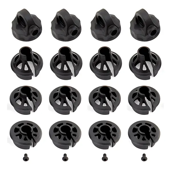 Team Associated B6.1 Shock Caps And Spring Cups — image 1 of 2