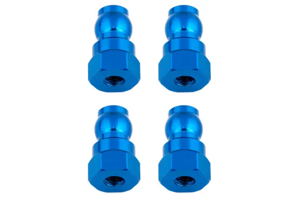 Team Associated Shock Bushings 12 mm Blue Aluminium — image 2 of 2