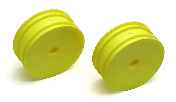 RC10B4 Front 2.2 Wheels Yellow — image 1 of 3