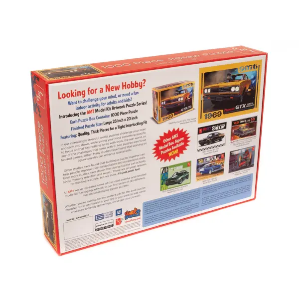 AMT 1969 Plymouth GTX Pro Street 1000 Piece Jigsaw Puzzle — image 2 of 2