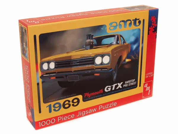 AMT 1969 Plymouth GTX Pro Street 1000 Piece Jigsaw Puzzle — image 1 of 2