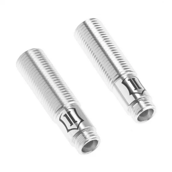 Axial Icon Clear Anodized Aluminium Shock Body 10x38mm (2)