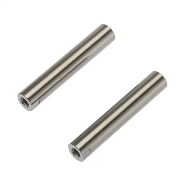 Axial Threaded Aluminium Pipe 6x33mm - Grey (2pcs.)
