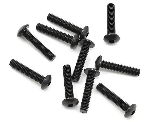 Axial M2.6x12mm Hex Socket Button Head (Black) (10) — image 1 of 3