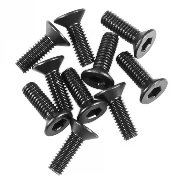 Axial M2.6x8mm Hex Socket Flat Head (Black) (10)