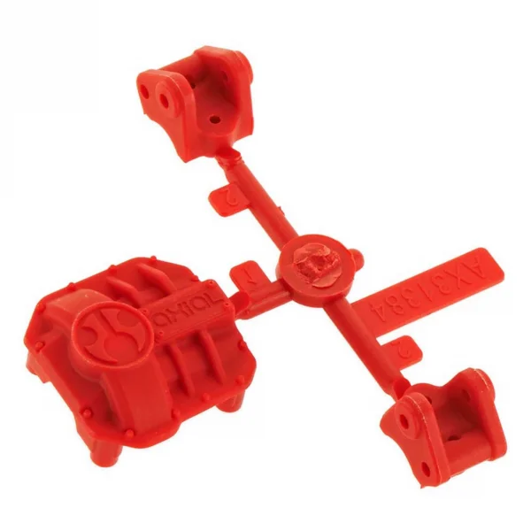 Axial AR44 Differential Cover and Link Mounts (Red)