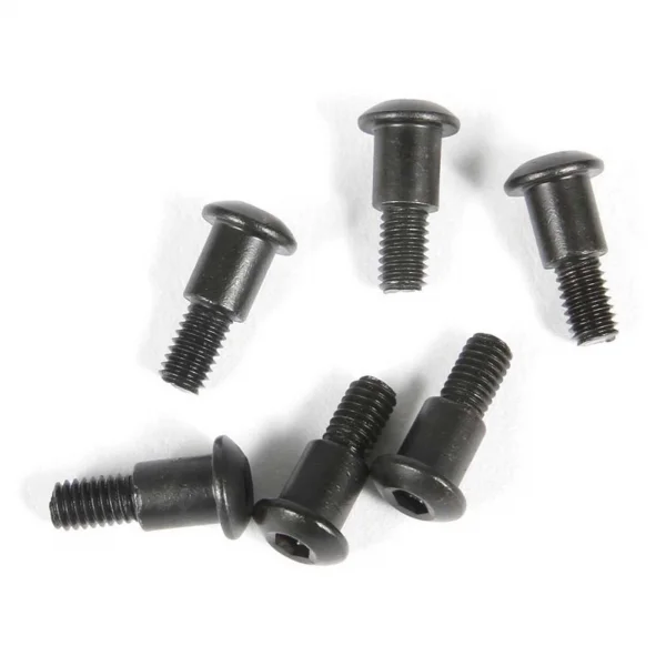 Axial M3x4x10mm Hex Socket Button Head Shoulder Screw (Black) (6pcs)