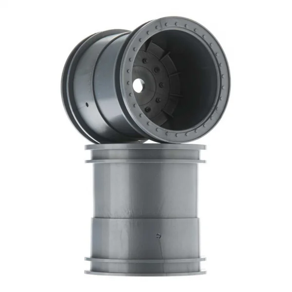 Axial 2.2 Monster Truck Wheels 63mm (Silver) (2) &mdash; image 2 of 2