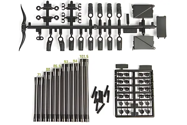 Axial SCX10 II Rear Links Set (80mm 94mm 101.5mm) (Aluminium) — image 1 of 2