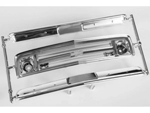 Axial 1967 Chevrolet C/10 Grille and Bumpers (Chrome/Black)