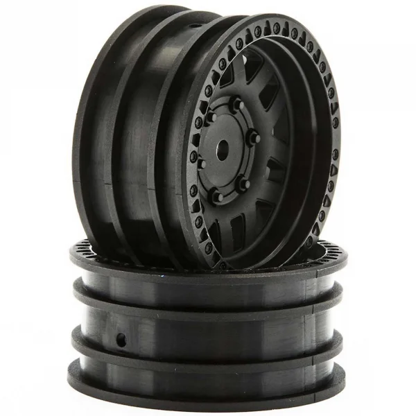 Axial 1.9 KMC XD Machete Crawl Wheels - Black (2)