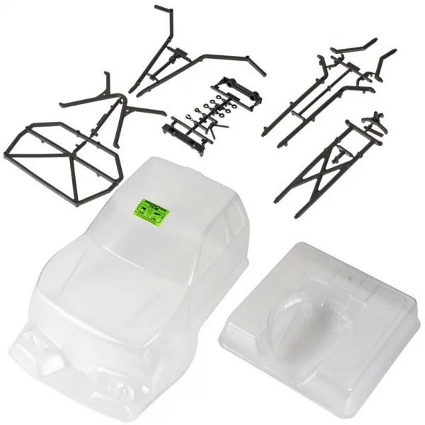 Axial Trail Honcho Truck Body - .040 uncut (Clear) w/Molded Rear Cage — image 6 of 6