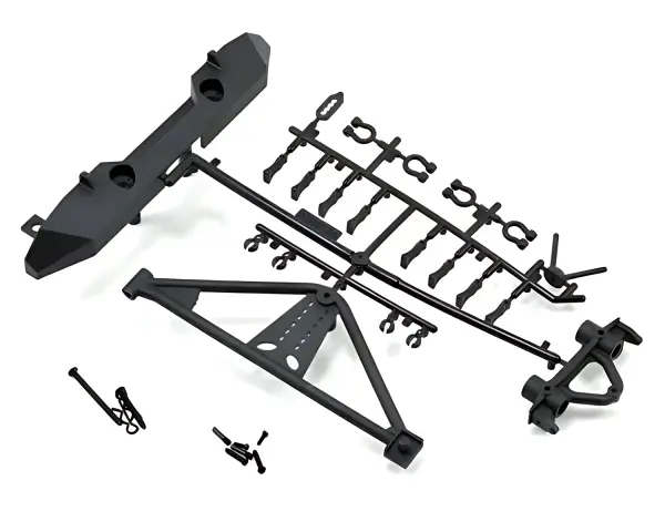 Axial SCX10 Poison Spyder JK RockBrawler Rear Bumper and Tire Carrier — image 1 of 4
