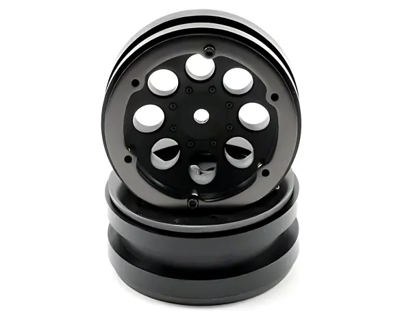 Axial 1.9 8 Hole Beadlocks - Black (2) — image 1 of 4