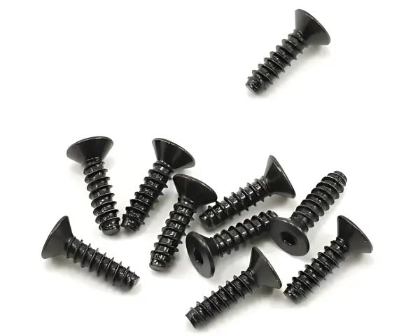 Axial M2.6x10mm Hex Socket Tapping Flat Head (Black) (10) — image 1 of 3
