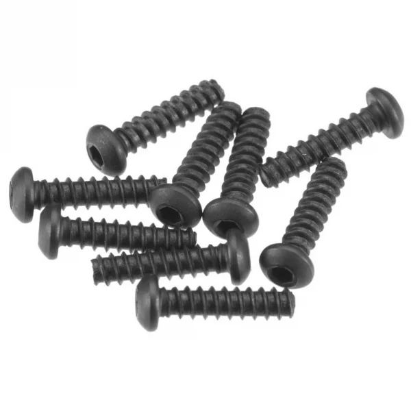 Axial M2.6x10mm Hex Socket Tapping Button Head (Black) (10)