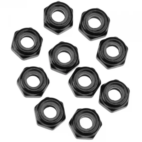 Axial M3 Nylon Locking Hex Nut (Black) (10)