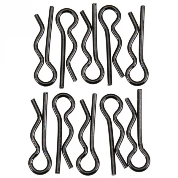 Axial 6mm Body clip (Black) (10)