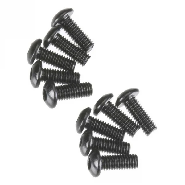 Axial M3x8mm Hex Socket Button Head (Black) (10)