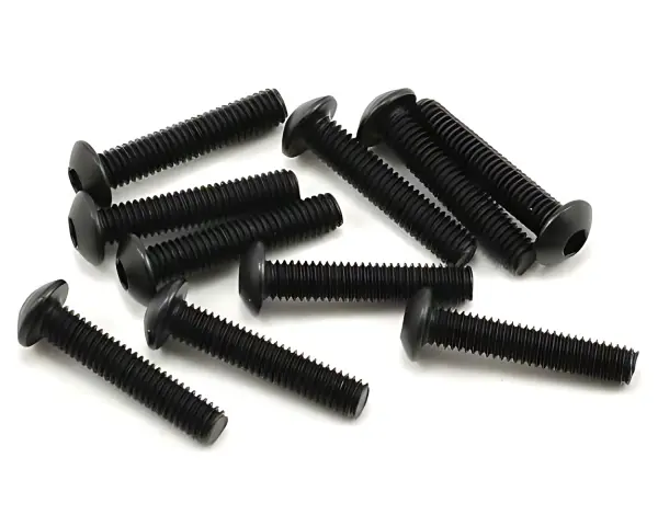 Axial M3x15MM Hex Socket Button Head (Black) (10) — image 1 of 3