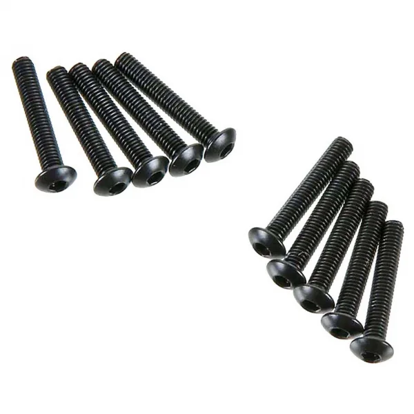 Axial M3x18mm Hex socket Button Head - Black (10)
