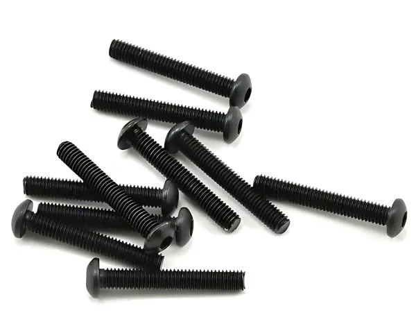 Axial M3x20mm Hex Socket Button Head (Black) (10) — image 1 of 3