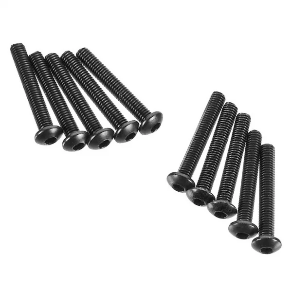 Axial M3x20mm Hex Socket Button Head (Black) (10)