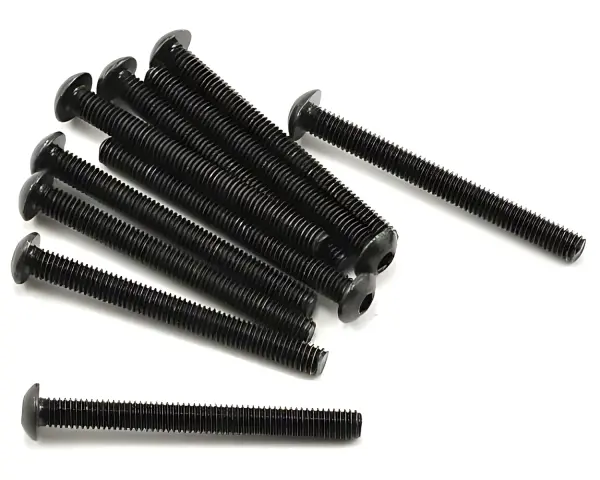 Axial M3x30mm Hex Socket Button Head (Black) (10) — image 1 of 3
