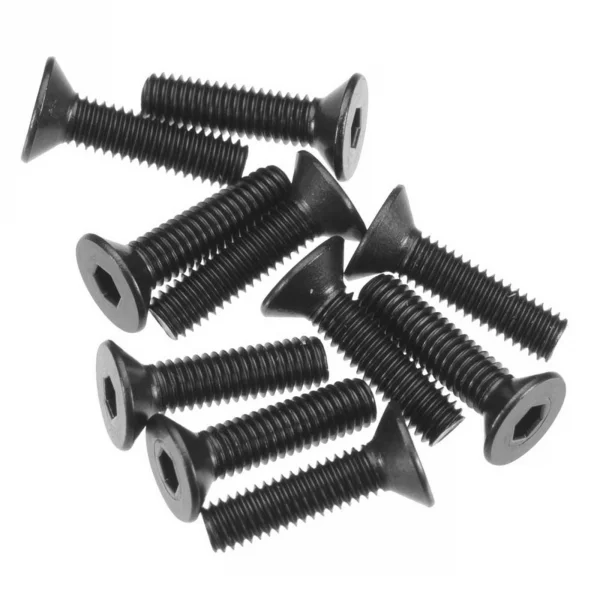 Axial M3x12mm Hex Socket Flat Countersink Head (10)