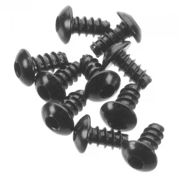 Axial M3x6mm Tapping Hex Socket Button Head - Black (10)