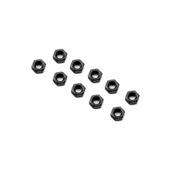 M3 Nut - Thin - Black (10)