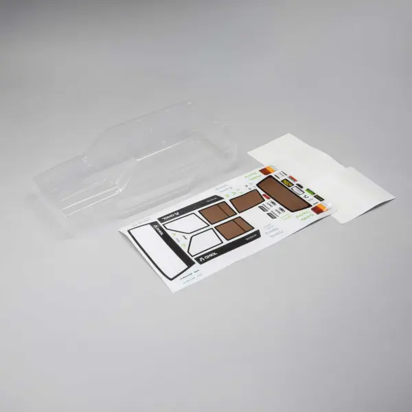 Body And Decal Set - Clear: SCX10 III XJ