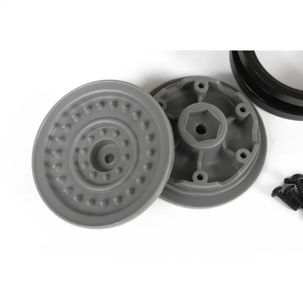 1.9 MW19 Beadlock Wheels - Gray (2) ** CLEARANCE **