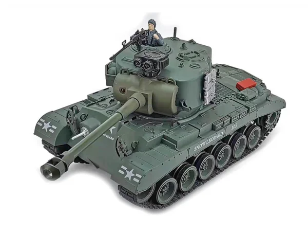 Brother RC Tank 1:18 Usa M26 Pershing Snow Leopard Green