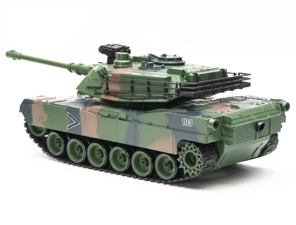 Brother Tank RC Tank 1:18 Usa M1A2 Camo Green &mdash; image 2 of 9