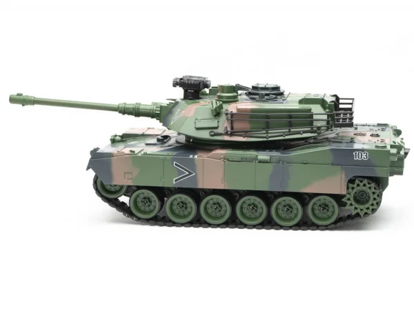 Brother Tank RC Tank 1:18 Usa M1A2 Camo Green &mdash; image 3 of 9