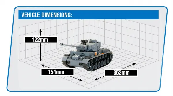 Brother RC Tank 1:18 German Panther III Grey — image 20 of 20