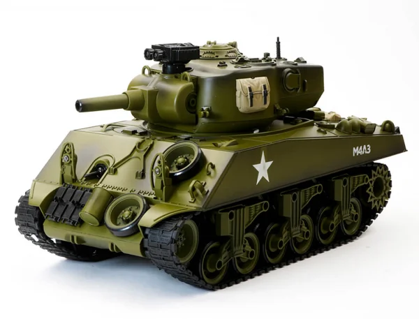 Brother RC Tank 1:18 Usa M4A3 Sherman Green — image 10 of 15
