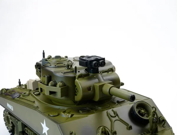 Brother RC Tank 1:18 Usa M4A3 Sherman Green — image 15 of 15
