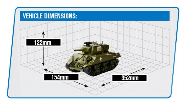 Brother RC Tank 1:18 Usa M4A3 Sherman Green &mdash; image 16 of 16