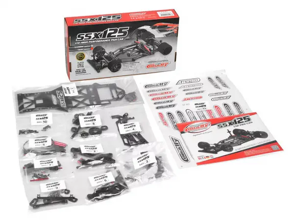 Corally SSX-125 7075 Aluminium Chassis Kit — image 14 of 14