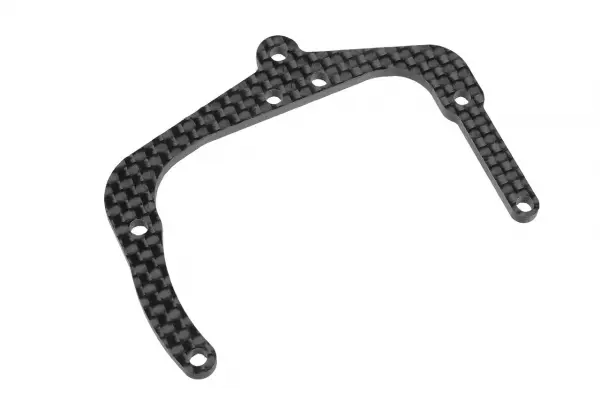 Corally Rear Pod Upper Plate Fsx-10 - Graphite 2.5mm