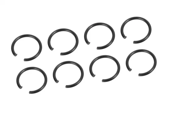 Corally C-Clips 7mm - Steel - 8 Pcs — image 1 of 2
